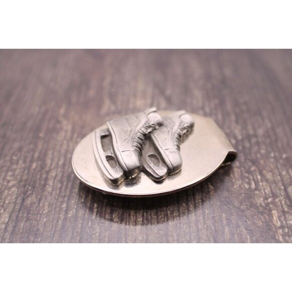 NEW Ice Skate Money Clip Speed Skating Stainless Steel 3D Strong Outdoor Sports - Picture 4 of 8